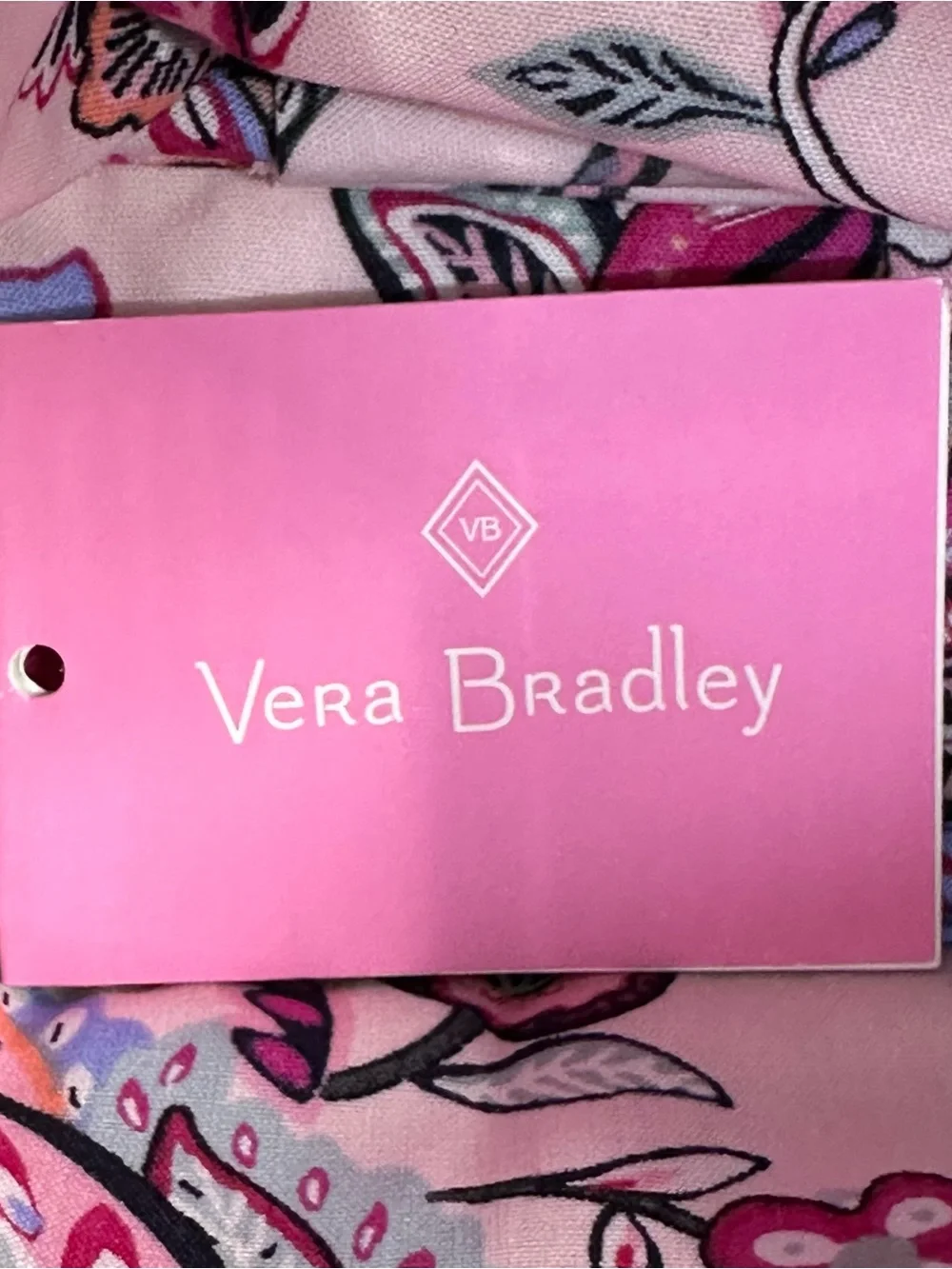 Vera Bradley Hot Pink Quilted Cosmetic Case